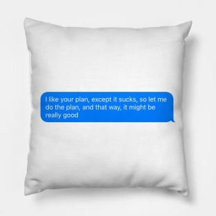 Plan quote Pillow