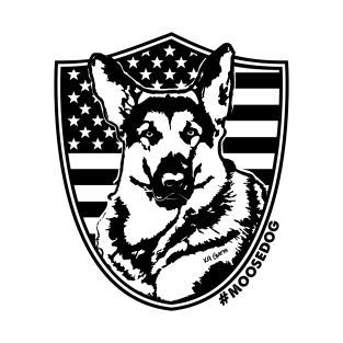 Patriot Moosedog (single sided print) T-Shirt