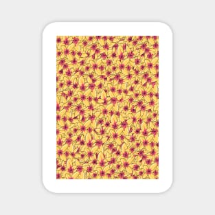 Little Yellow Flowers Magnet