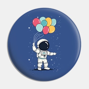 cute astronaut Pin