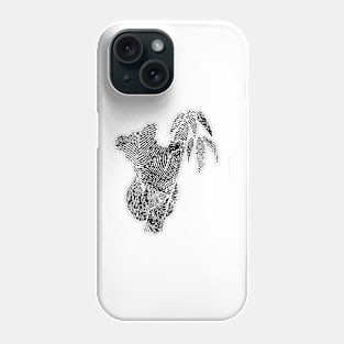 koala finger-print Phone Case