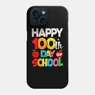 100 DAYS OF SCHOOL Teacher Student Men Women Kids 100th Day Phone Case