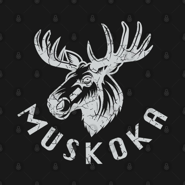 Muskoka - Moose (White) by VelvetRoom