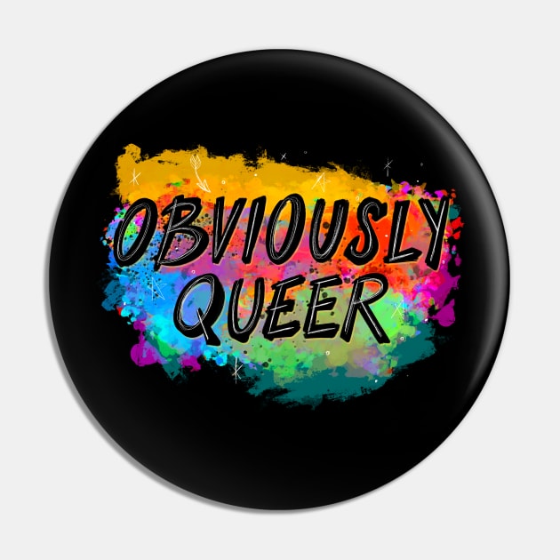 Obviously Queer Pin by FindChaos