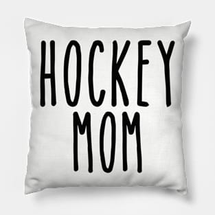 Hockey Mom Skinny Black Pillow