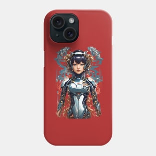 Cyberpunk girl Phone Case