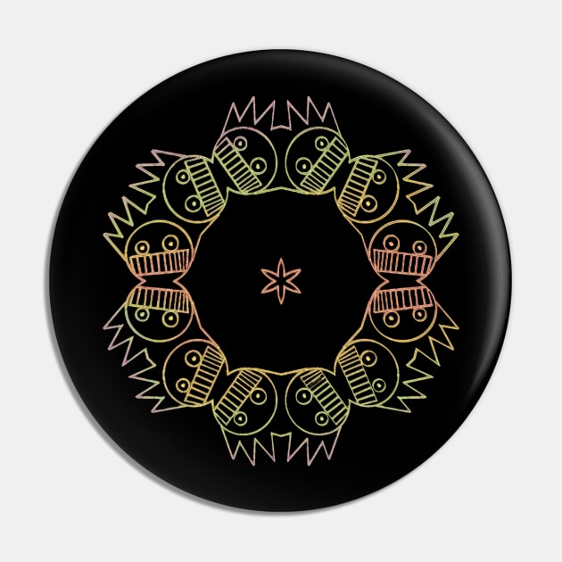 Ween Boognish Mandala Pin by brooklynmpls