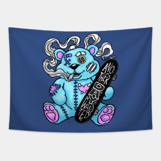 WASTED BEAR Tapestry