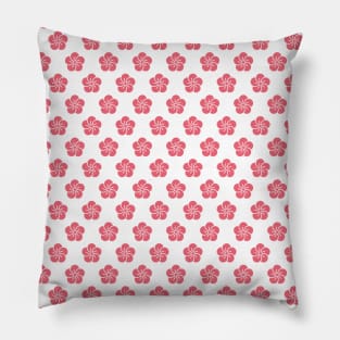 Pretty Red Flowers Pillow