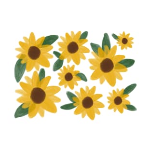 cute yellow sunflowers T-Shirt