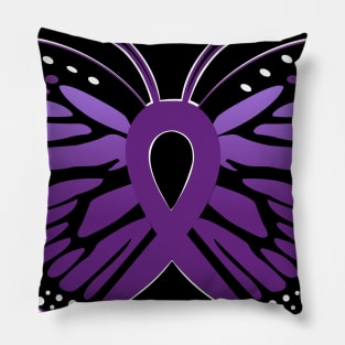 Aids Butterfly Pillow