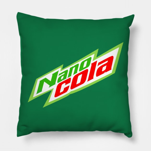 Vintage Nano Cola Pillow by Nyanberz