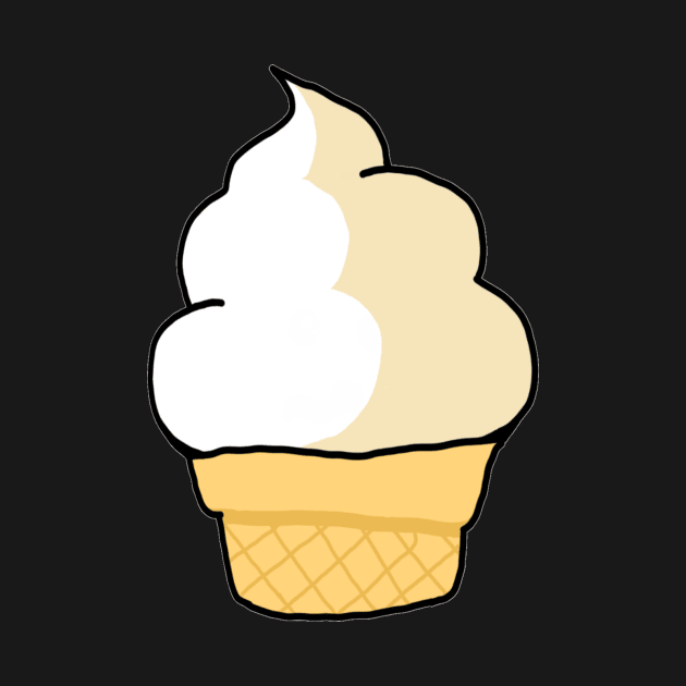 Vanilla Ice Cream Cone by VanillaShanila