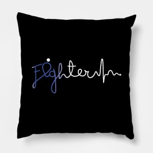 Fighter- Colon Cancer Gifts Colon Cancer Awareness Pillow