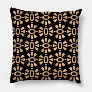 Cute Gold flower pattern design Pillow