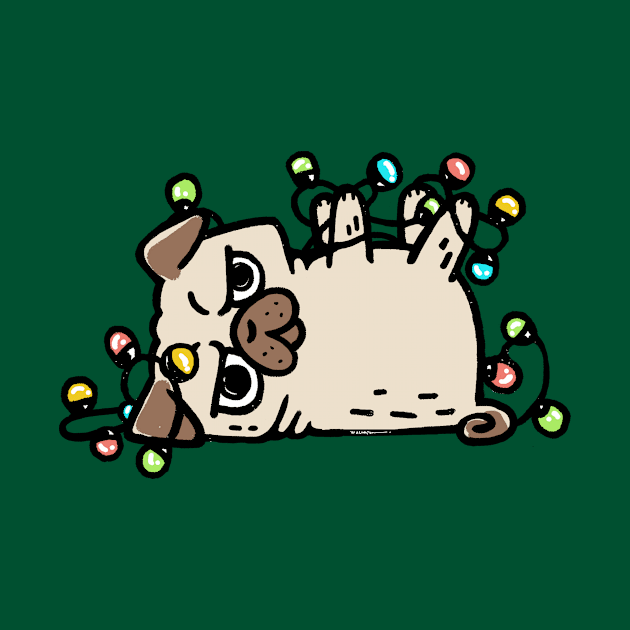 Tis the season to sparkle Dog by Walmazan