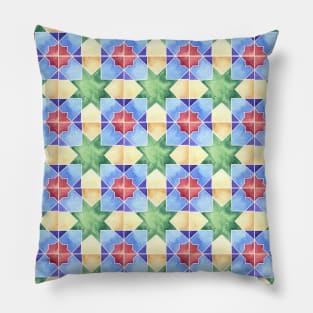 Islamic geometric pattern #10 Pillow