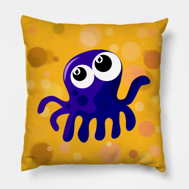 Bubbly Octopus Pillow by L'Appel du Vide Designs by Danielle Canonico