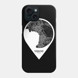 Thessaloniki, Greece City Map - Travel Pin Phone Case