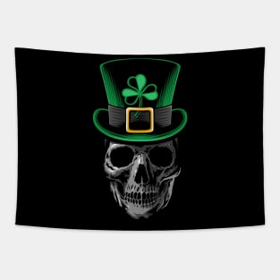 St patrick Skull Tapestry