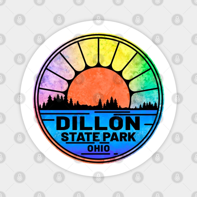 Dillon State Park Ohio OH Lake Magnet by TravelTime