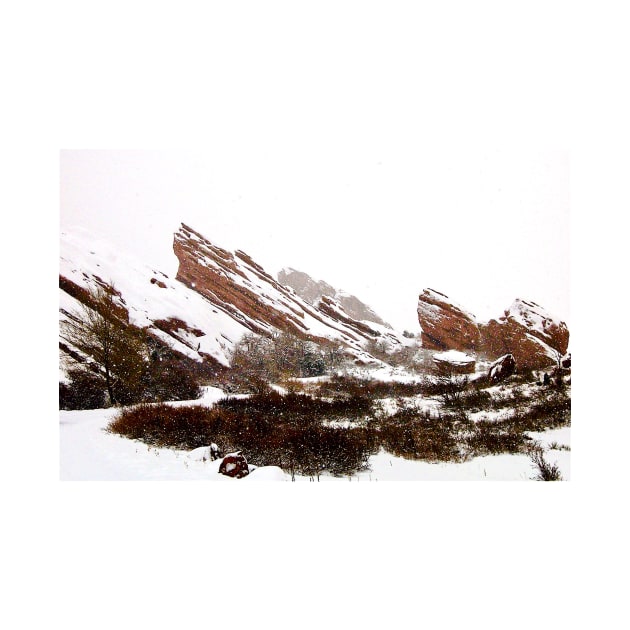 Snowy Red Rocks by elevatelifellc