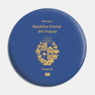 Uruguay passport Pin