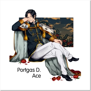 Portgas D Ace affiches et impressions par Indi Creator - Printler