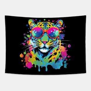 cool leopard Tapestry