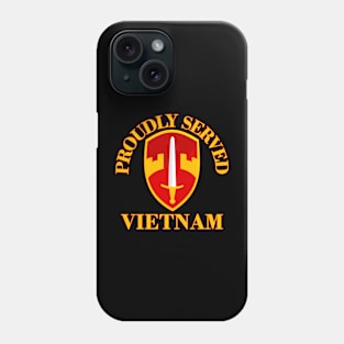 Proudly Served MACV Vietnam Phone Case