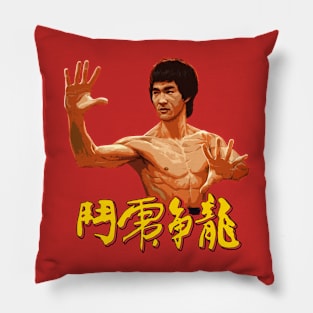 the dragon of china Pillow