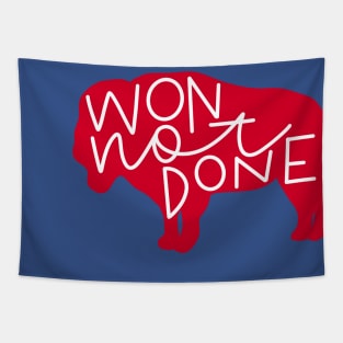 Won not done Tapestry