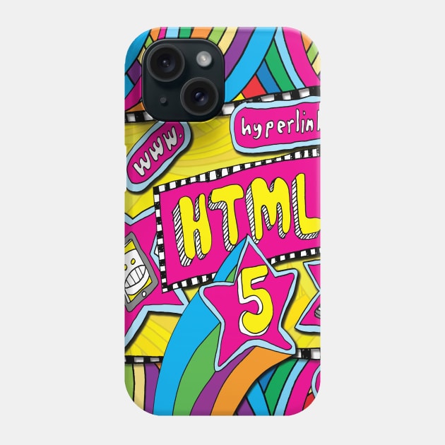 HTML5 - COMPUTER CODING Phone Case by CliffordHayes