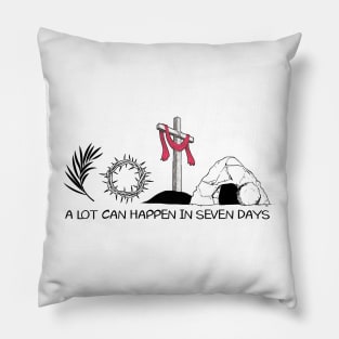 The story of the passion of Jesus Christ Pillow