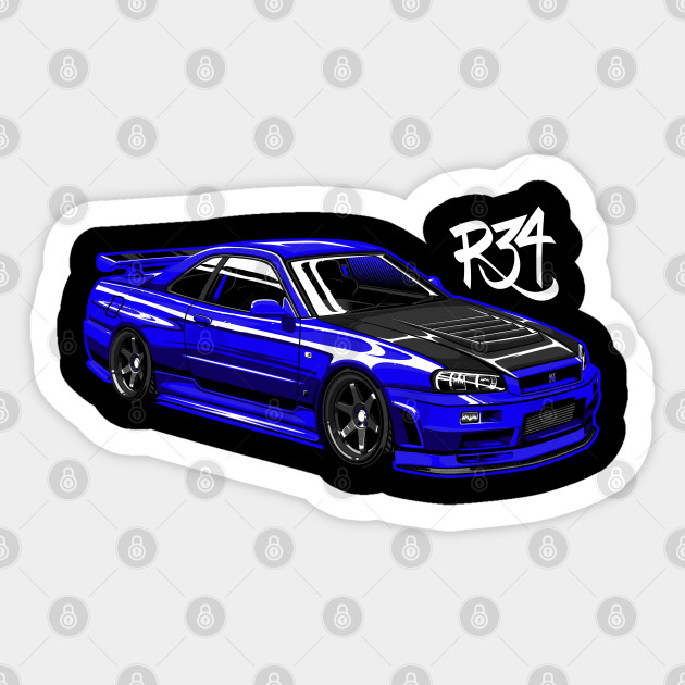 Nissan Skyline Gtr R34 Nissan Skyline Gtr R34 Sticker