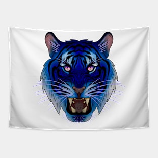 Blue Tiger Tapestry