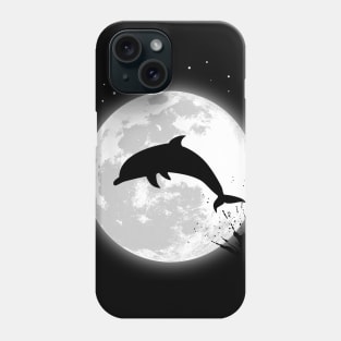 Dolphin moon Phone Case