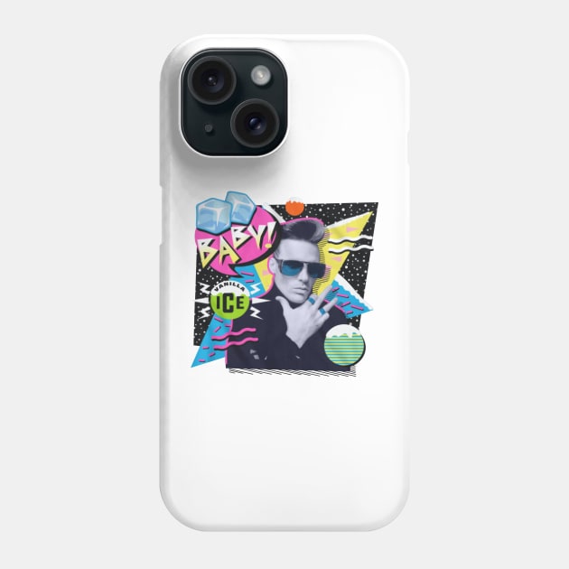 Ice Ice Baby Retro Vanilla Ice Phone Case by fancyjan