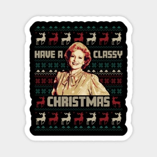 Have A Classy Christmas Magnet