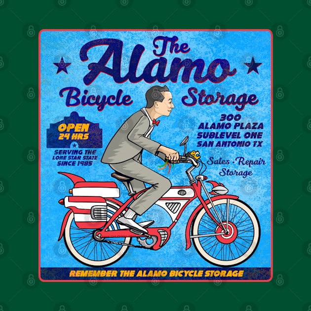 Alamo Bicycle Storage by ChetArt