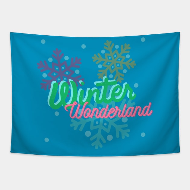 Winter Wonderland Tapestry by Castle Rock Shop