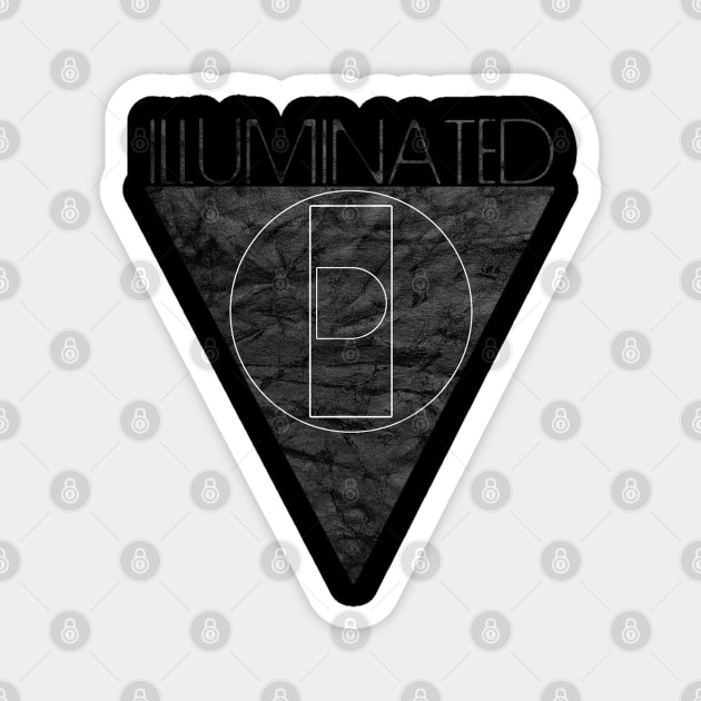 ILLUMINATED VOID - logo - Esoteric Electro Black Ambient Magnet by AltrusianGrace