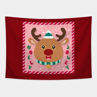 Tweely Deer  Reindeer. logo design Tapestry