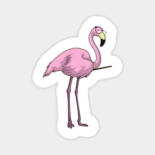 Flamingo Teacher Pointer Magnet