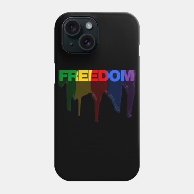 Freedom Flow Colors Phone Case by freespiritees