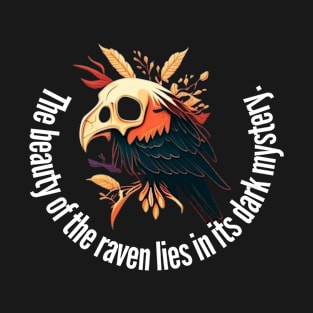 Raven with skull T-Shirt