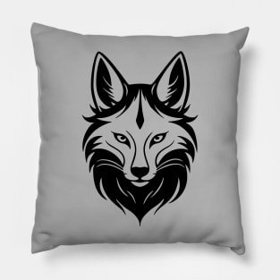 Majestic Fox Head Pillow