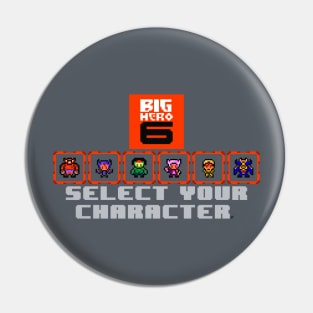 Big Hero 6 Select Screen Pin