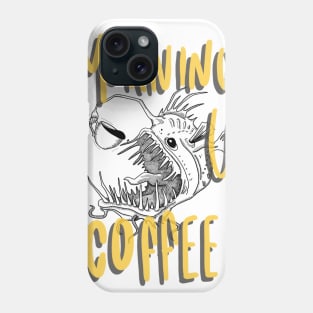 Fish with coffee Phone Case