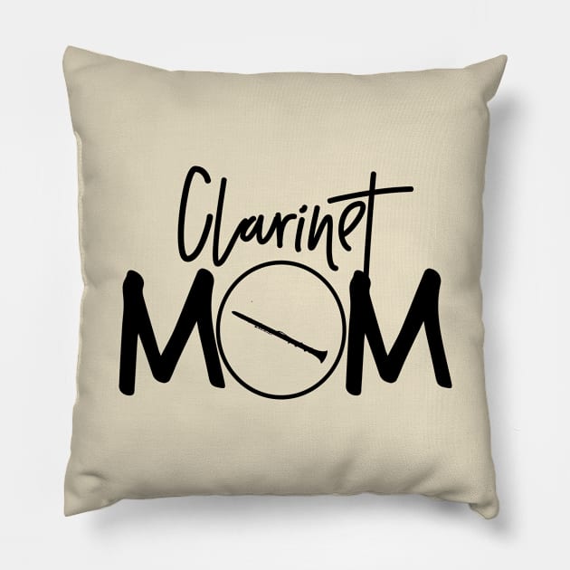 Marching Band - Funny Clarinet Mom Gift Pillow by DnB